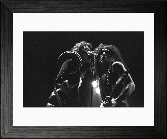 Framed Print : Kiss Performing Framed Print : Kiss Performing