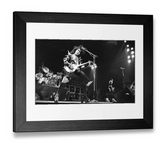 Framed Print : Kiss Performing Framed Print : Kiss Performing