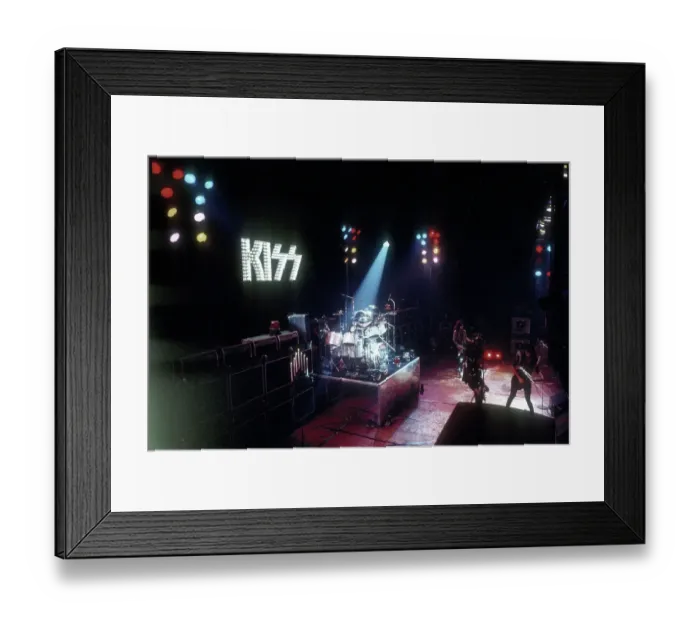 Framed Print : Kiss Performing Framed Print : Kiss Performing