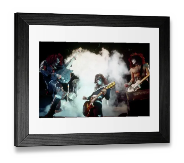 Framed Print : Kiss Performing Framed Print : Kiss Performing