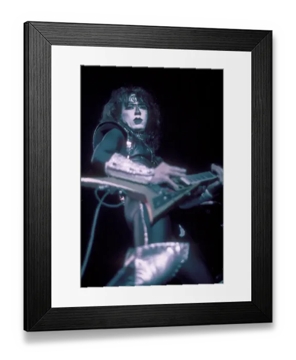 Framed Print : Kiss Performing Framed Print : Kiss Performing
