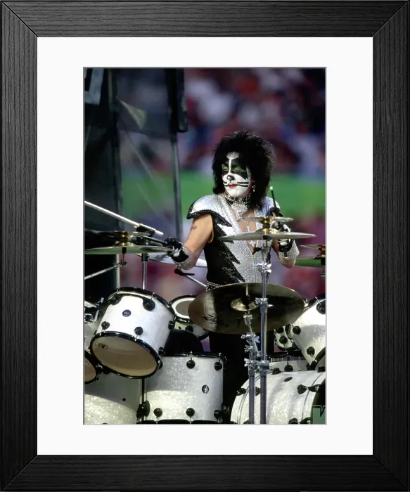 Framed Print : Kiss Performing Framed Print : Kiss Performing