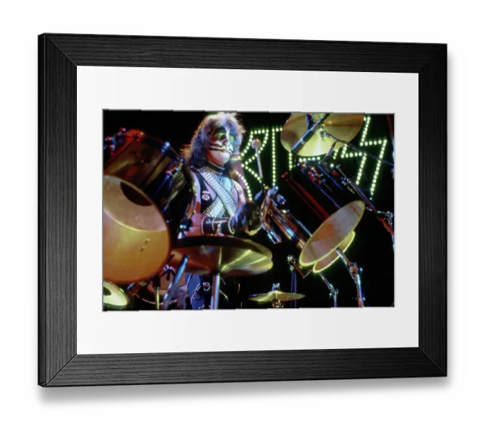 Framed Print : Kiss Performing Framed Print : Kiss Performing