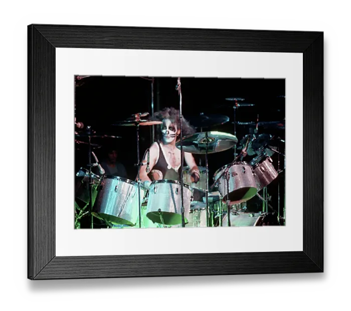 Framed Print : Kiss Performing Framed Print : Kiss Performing