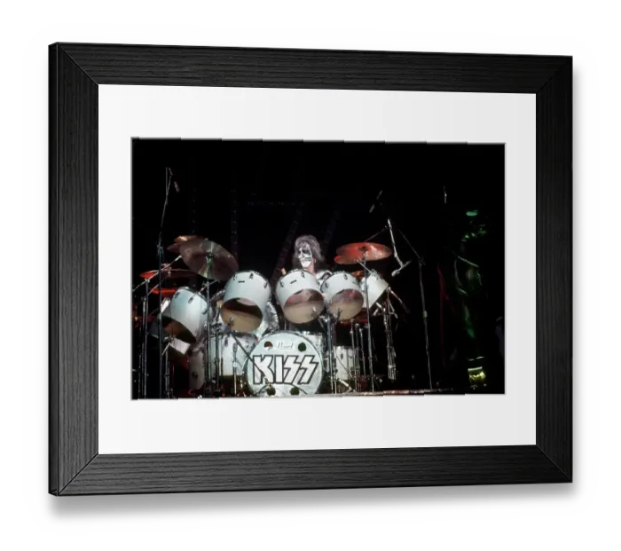 Framed Print : Kiss Performing Framed Print : Kiss Performing