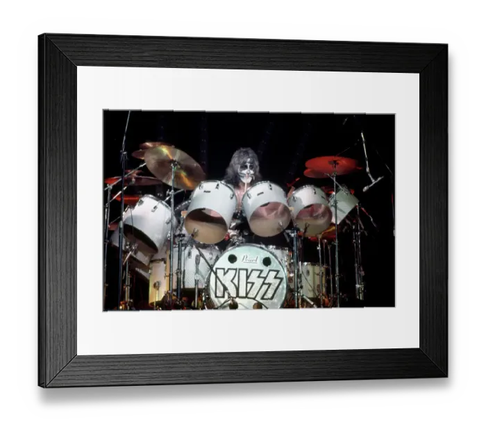 Framed Print : Kiss Performing Framed Print : Kiss Performing