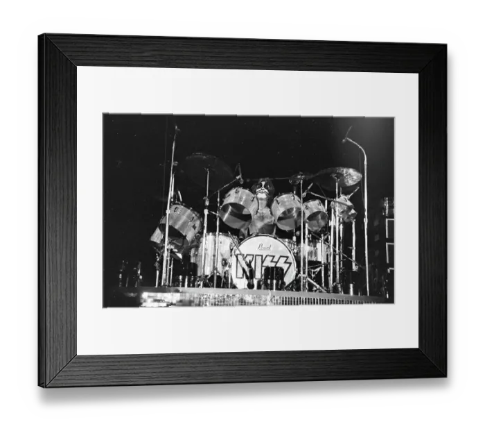 Framed Print : Kiss Performing Framed Print : Kiss Performing