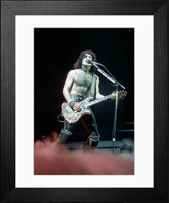 Framed Print : Kiss Performing Framed Print : Kiss Performing