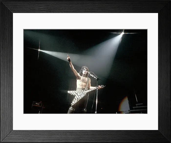 Framed Print : Kiss Performing Framed Print : Kiss Performing