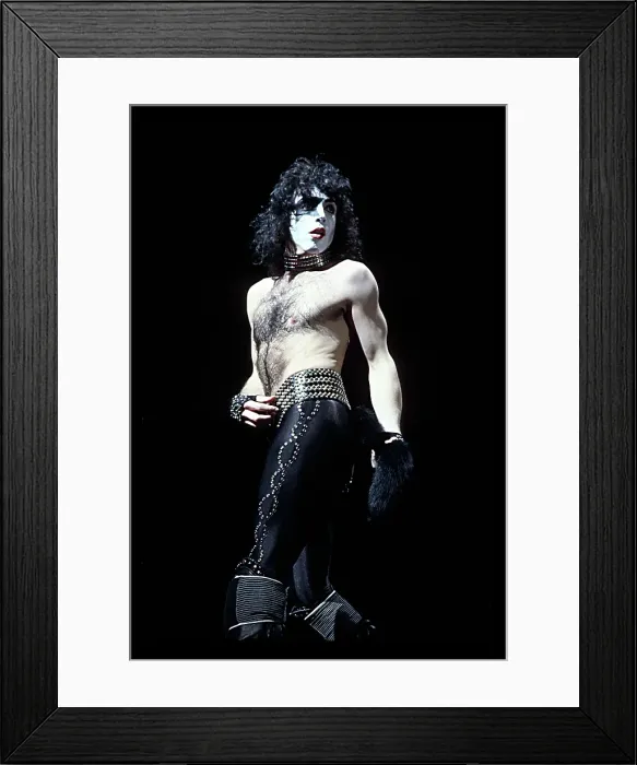 Framed Print : Kiss Performing Framed Print : Kiss Performing