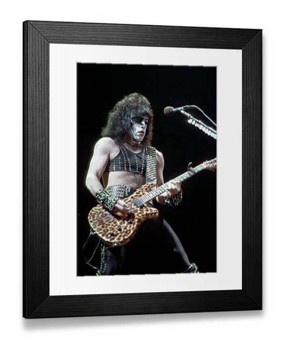Framed Print : Kiss Performing Framed Print : Kiss Performing