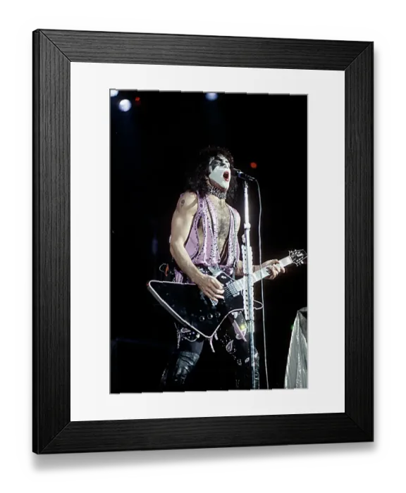 Framed Print : Kiss Performing Framed Print : Kiss Performing