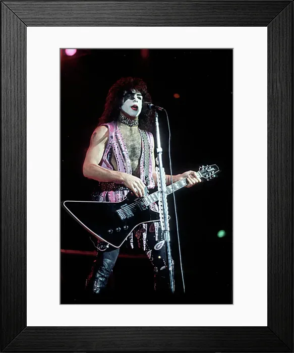 Framed Print : Kiss Performing Framed Print : Kiss Performing