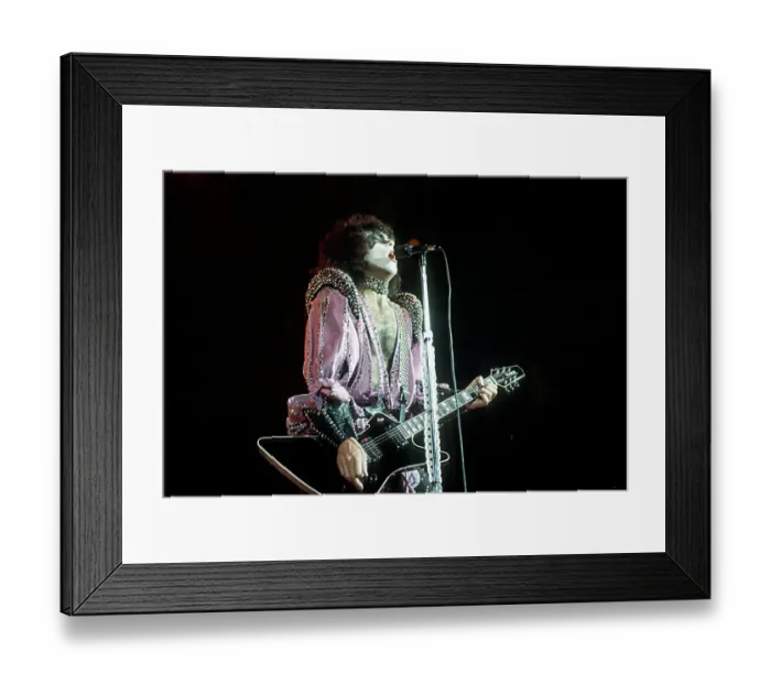 Framed Print : Kiss Performing Framed Print : Kiss Performing
