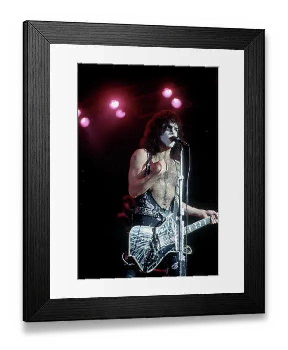 Framed Print : Kiss Performing Framed Print : Kiss Performing