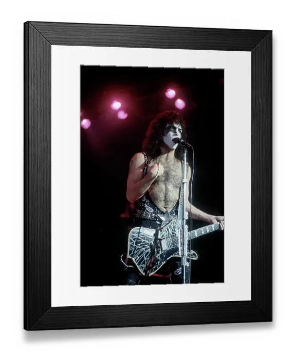 Framed Print : Kiss Performing Framed Print : Kiss Performing
