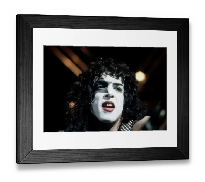 Framed Print : Kiss Performing Framed Print : Kiss Performing