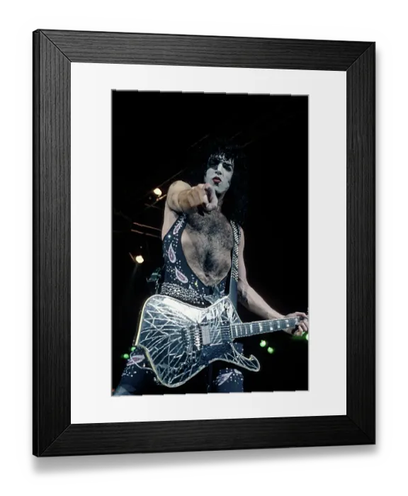 Framed Print : Kiss Performing Framed Print : Kiss Performing