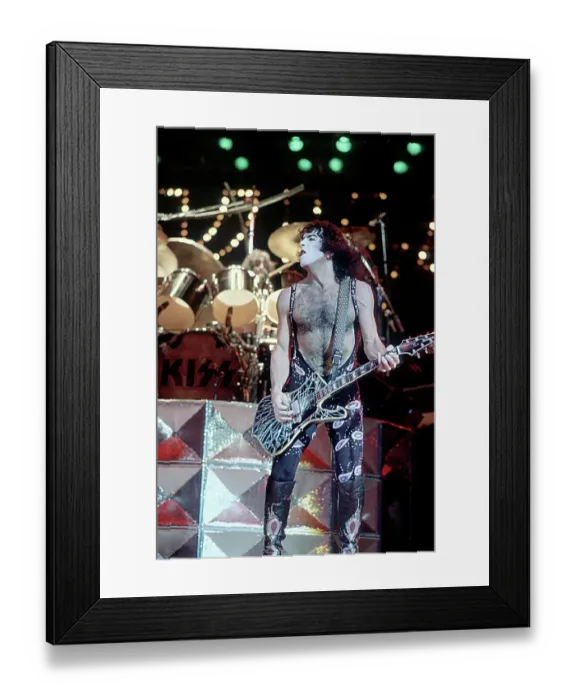 Framed Print : Kiss Performing Framed Print : Kiss Performing