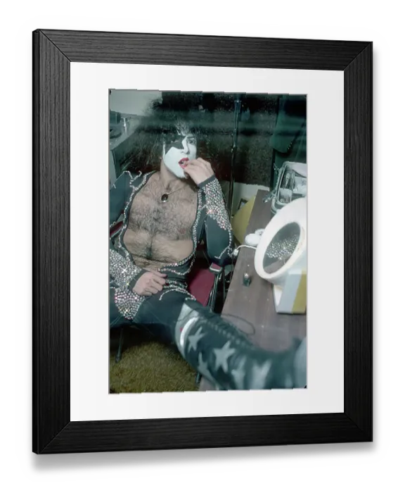Framed Print : Paul Stanley Backstage Framed Print : Paul Stanley Backstage