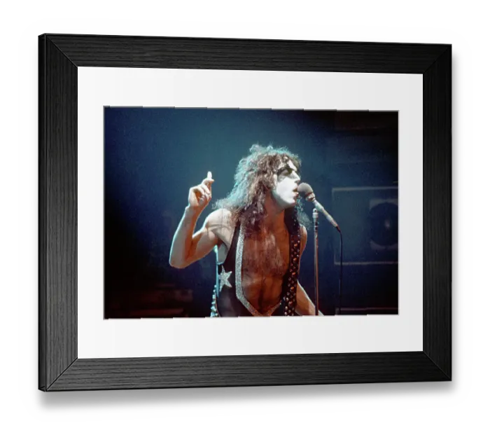 Framed Print : Kiss Performing Framed Print : Kiss Performing