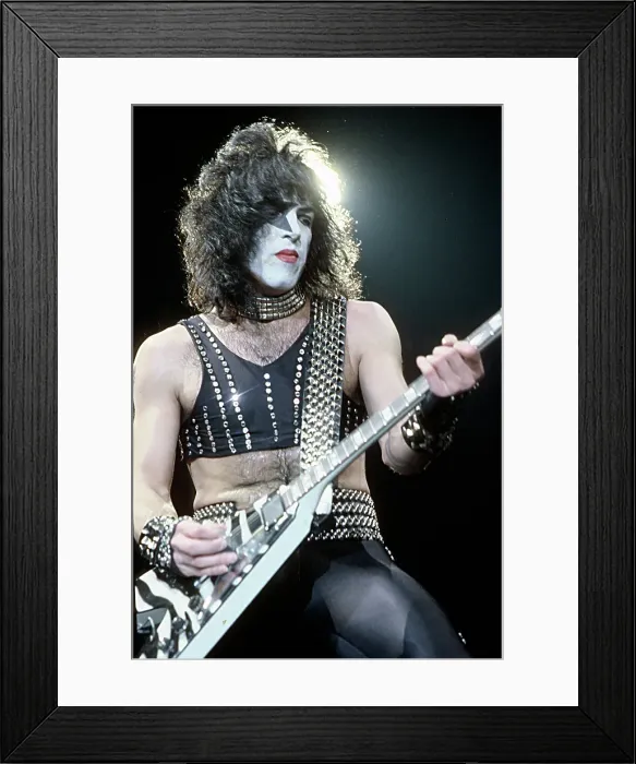 Framed Print : Kiss Performing Framed Print : Kiss Performing