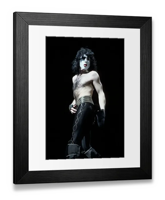 Framed Print : Kiss Performing Framed Print : Kiss Performing