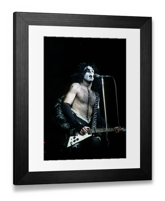 Framed Print : Kiss Performing Framed Print : Kiss Performing