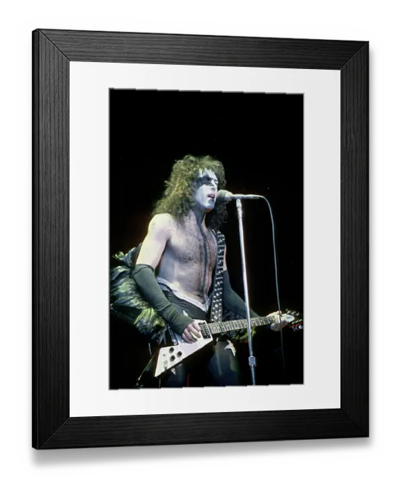 Framed Print : Kiss Performing Framed Print : Kiss Performing