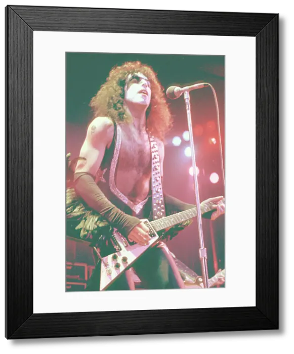 Framed Print : Kiss Performing Framed Print : Kiss Performing