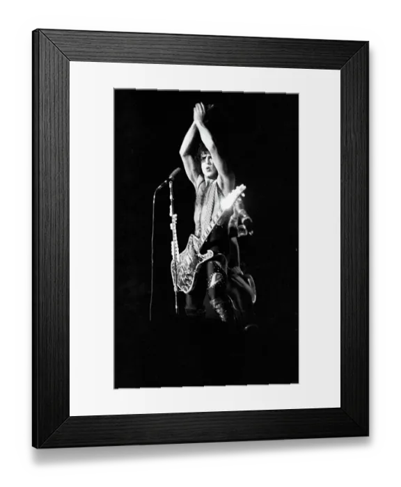 Framed Print : Kiss Performing Framed Print : Kiss Performing