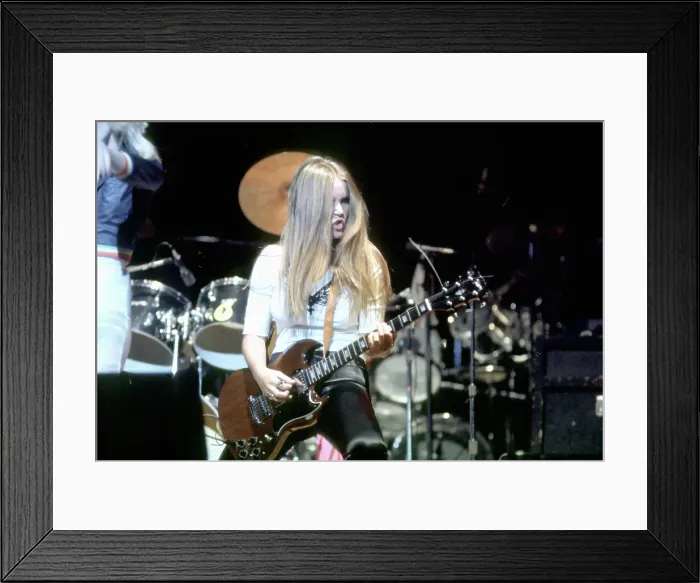 Framed Print : Guitarist Lita Ford of the rock band The Runaways Framed Print : Guitarist Lita Ford of the rock band The Runaways