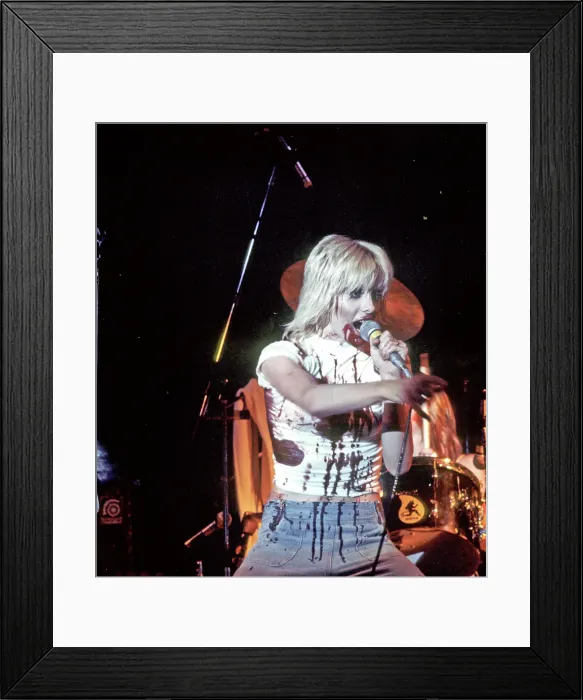 Framed Print : Singer Cherie Currie of the rock band The Runaways Framed Print : Singer Cherie Currie of the rock band The Runaways