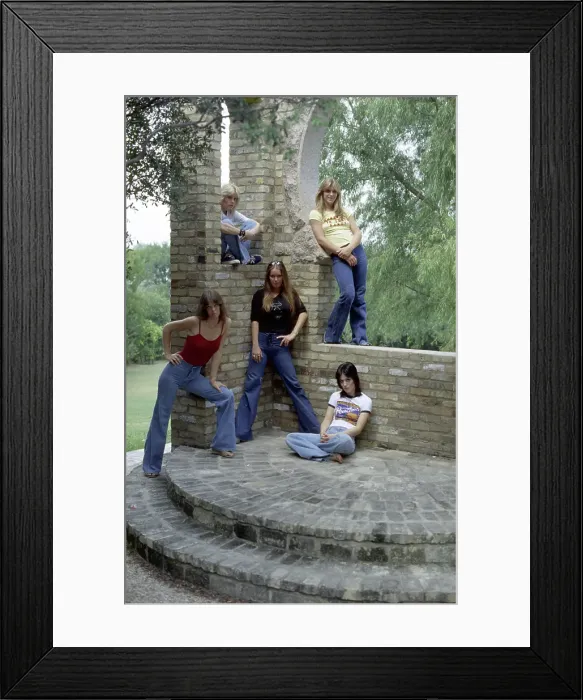 Framed Print : Rock band The Runaways Framed Print : Rock band The Runaways