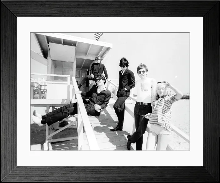 Framed Print : Blondie In Santa Monica