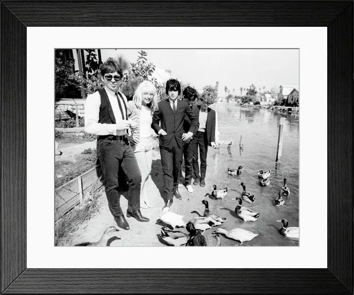 Framed Print : Blondie Portrait Session On The Venice Canals