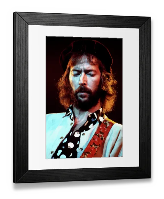Framed Print : Clapton in Polka Dots Framed Print : Clapton in Polka Dots