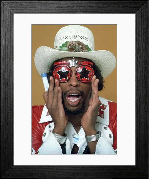 Framed Print : Photo of Bootsy Collins Framed Print : Photo of Bootsy Collins