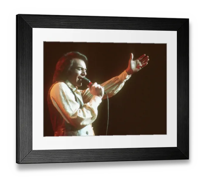 Framed Print : Neil Diamond Performing Framed Print : Neil Diamond Performing