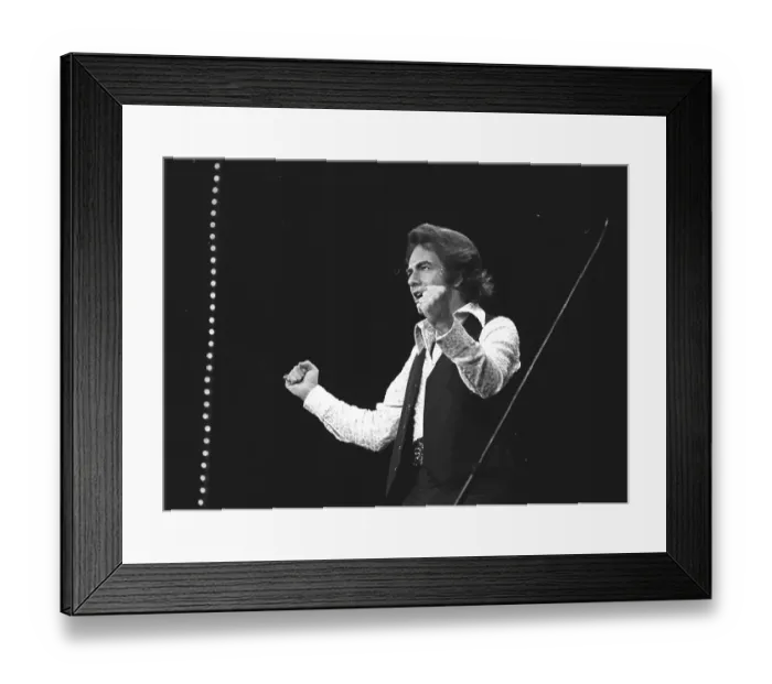 Framed Print : Neil Diamond Performing Framed Print : Neil Diamond Performing