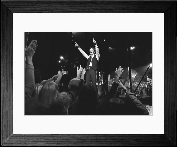 Framed Print : Neil Diamond Performing Framed Print : Neil Diamond Performing