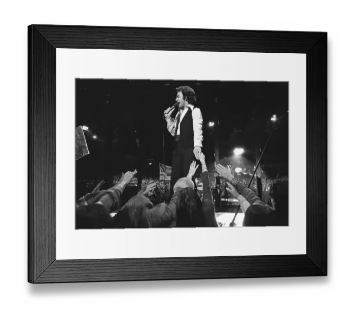 Framed Print : Neil Diamond Performing Framed Print : Neil Diamond Performing