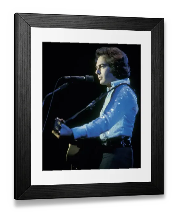 Framed Print : Neil Diamond Performing Framed Print : Neil Diamond Performing