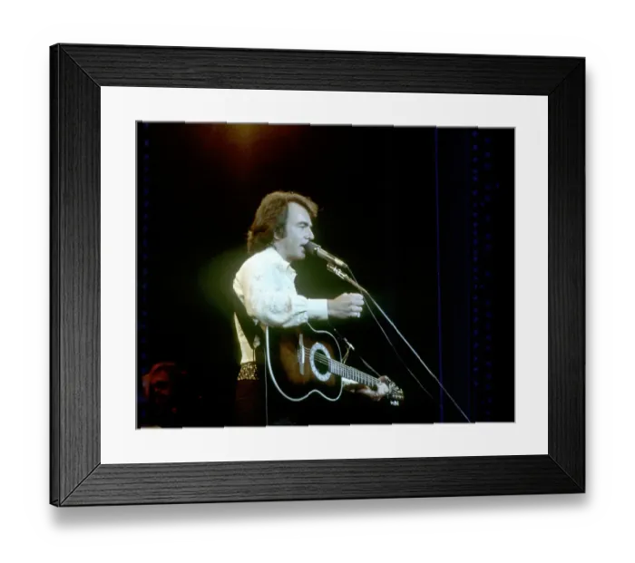 Framed Print : Neil Diamond Performing Framed Print : Neil Diamond Performing