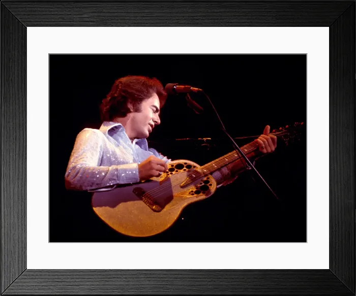 Framed Print : Neil Diamond Performing Framed Print : Neil Diamond Performing