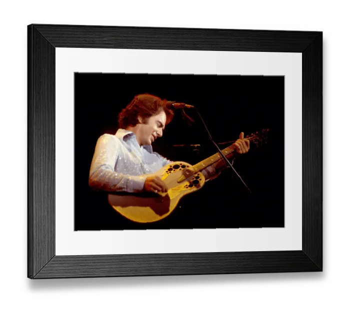 Framed Print : Neil Diamond Performing Framed Print : Neil Diamond Performing
