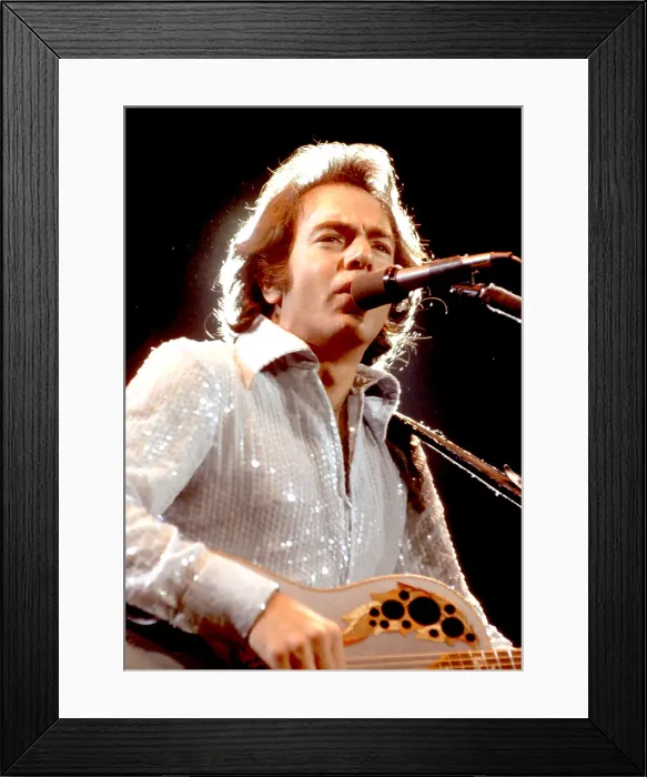 Framed Print : Neil Diamond Performing Framed Print : Neil Diamond Performing