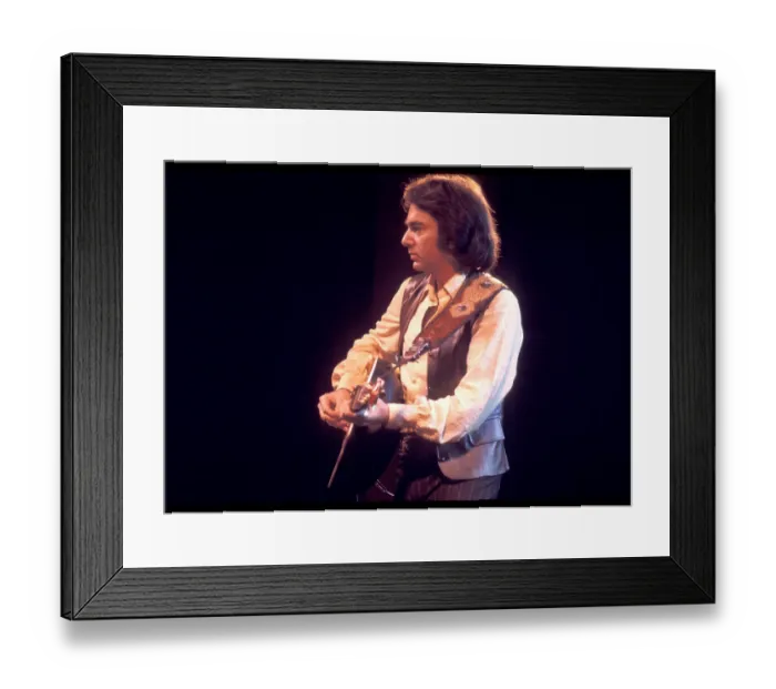 Framed Print : Neil Diamond Performing Framed Print : Neil Diamond Performing