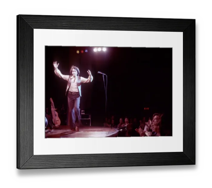 Framed Print : Neil Diamond Performing Framed Print : Neil Diamond Performing