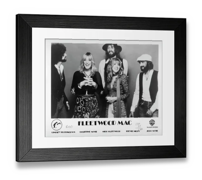 Framed Print : Fleetwood Mac Portrait Framed Print : Fleetwood Mac Portrait